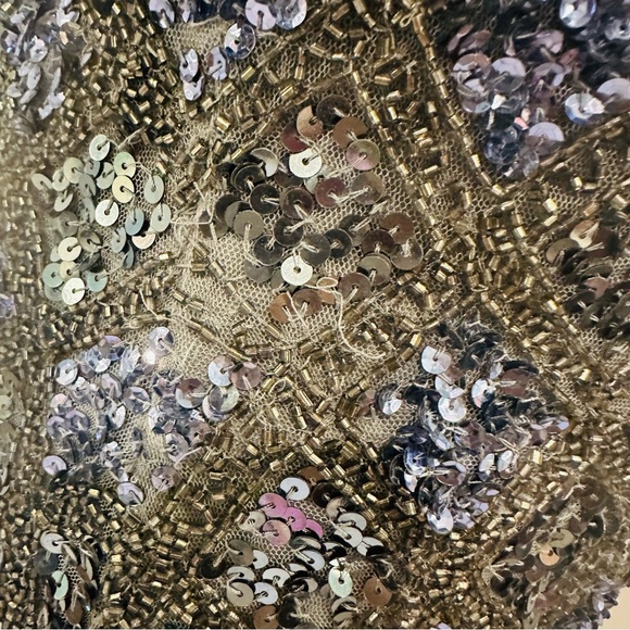 NWT Mac Duggal Sz 6 5479 Embellished One Shoulder Asymmetrical Gown Slate $798 - Picture 10 of 17